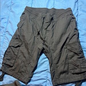 Men's Black Cargo Shorts